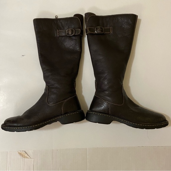 Born Leather knee boots - Picture 4 of 9